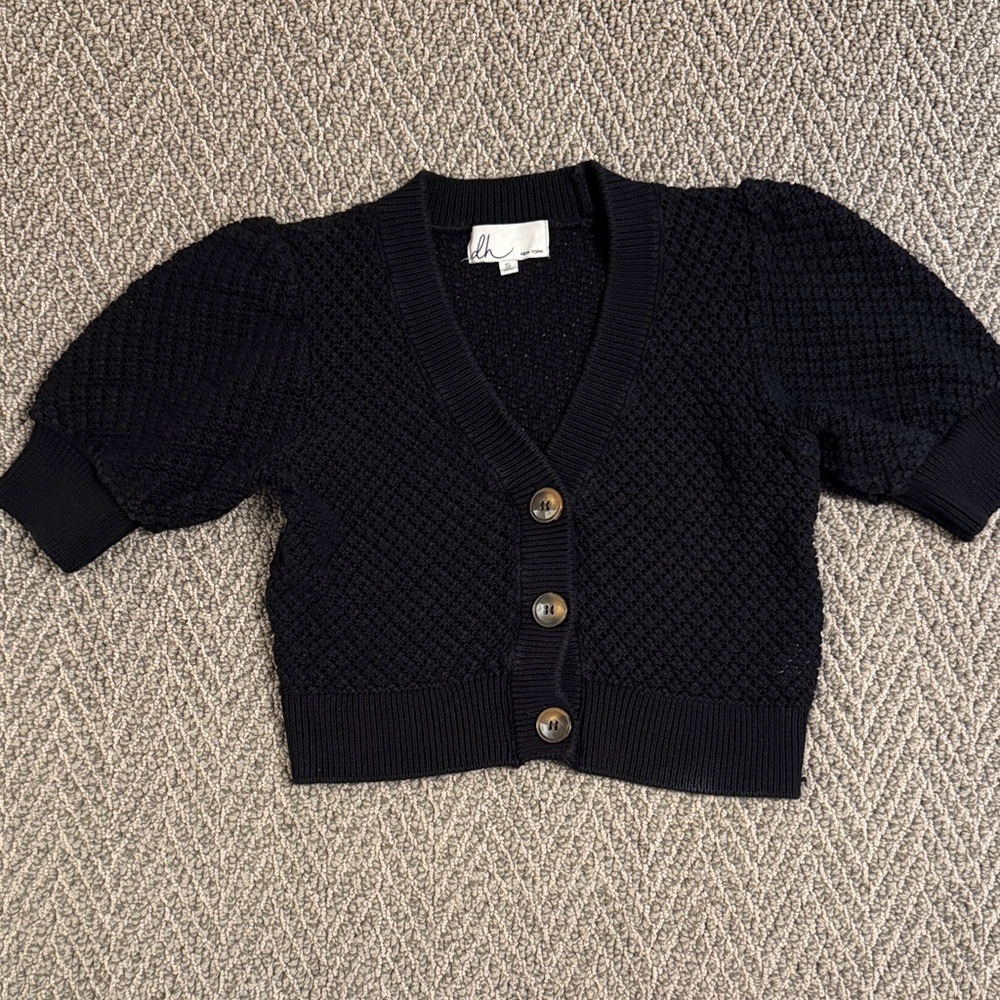 dh New York knit short sleeve sweater S